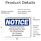 Signmission Private Property For Residents Only No Trespassing OSHA Notice Sign, Vinyl Decal, 5in x 3.5in, 2PK OS-2PACK-NS-D-35-L-17832 - alternate 5